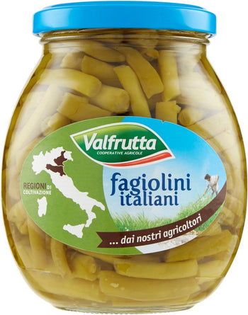 Valfrutta Fagiolini Finiss.Vetro - 6 pezzi da 370 g [2220 g]